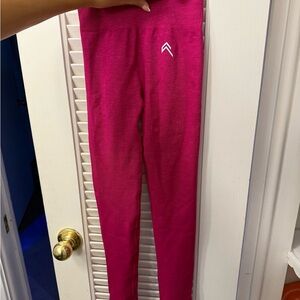 Oner Active Pink Leggings Sleek Stretchy Fit